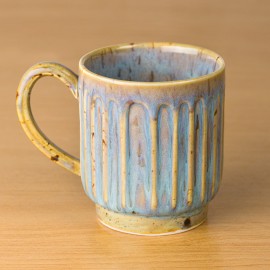 Fluted Cup - Stoneware Bisque 